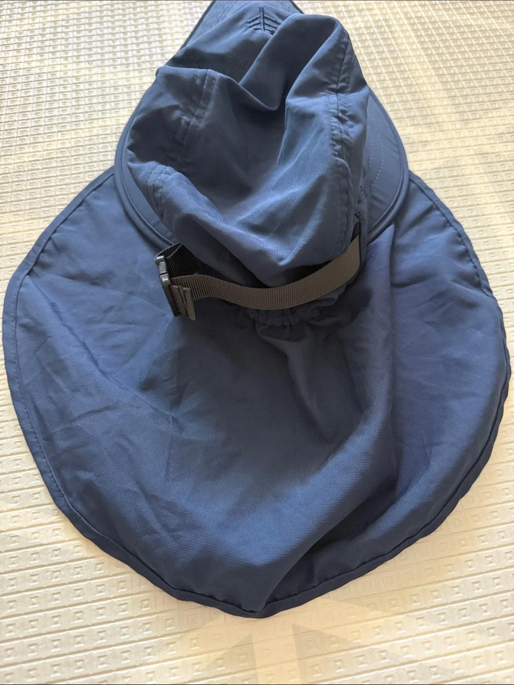 COOLIBAR Navy Blue Sun Adjustable Hat with Neck Flap